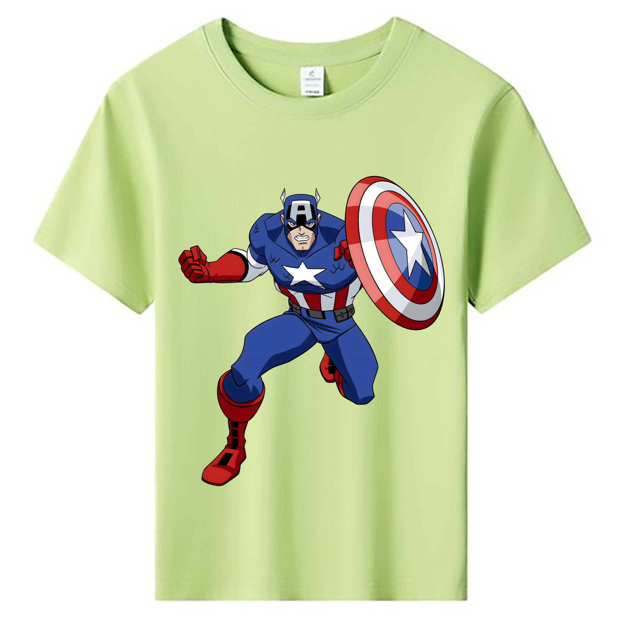 （画像用） アベンジャーズ The Avengers 綿100％キッズTシャツ（フロントプリント）
